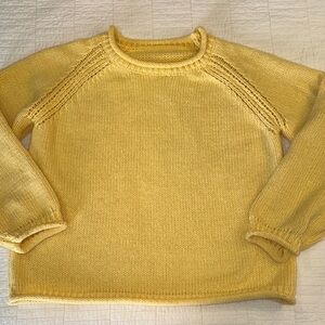 Knit Cozy Sweater Soft Rubber Duck Yellow Sweater Large Oversized EUC!